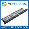 1U 19Inch 24port (3*8) ప్యాచ్ ప్యానెల్ రైట్ యాంగిల్ క్యాట్ 5 ఇ మరియు క్యాట్ .6 రకం